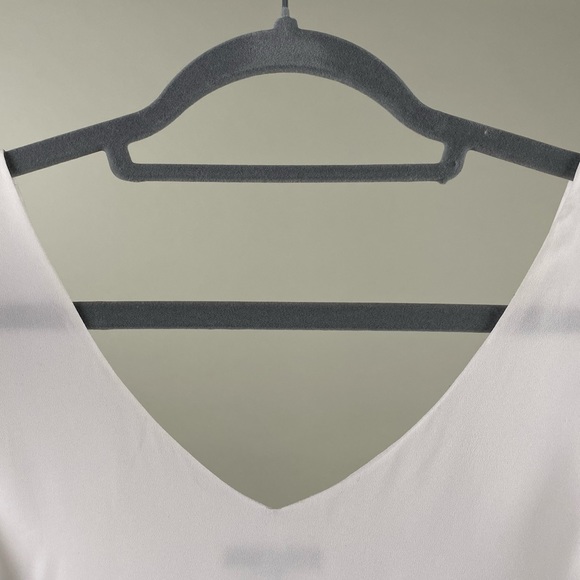 ZARA | White Camisole V-Neck Flowy Top | US Small - Picture 10 of 15